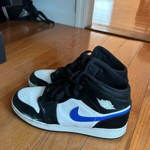 Air jordan 1 mid racer blue GS
